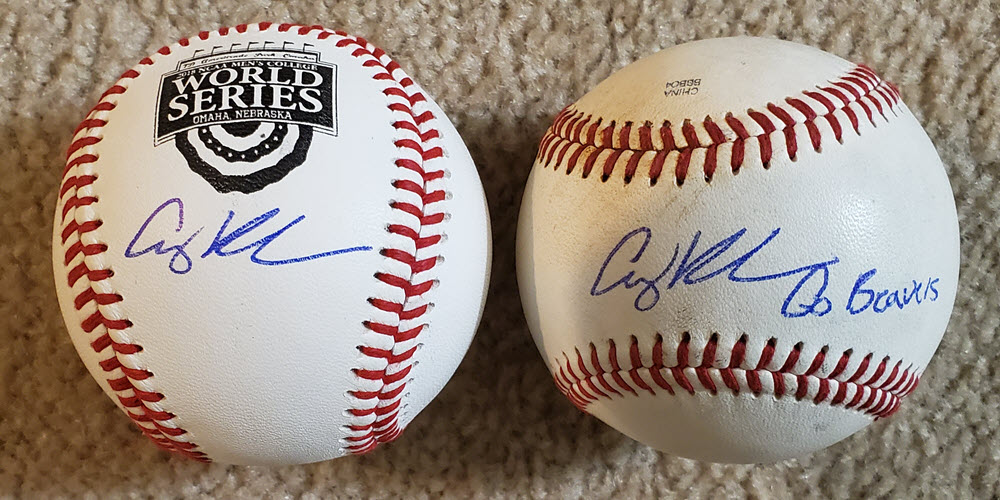 1 Overall Prospect Adley Rutschman Autographed Baseball