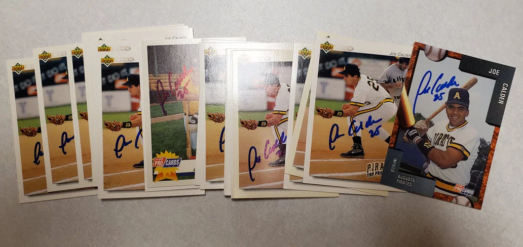 [Sportsgraphing.com] 1992 Upper Deck Minor League Toughie Joe Calder 50/50