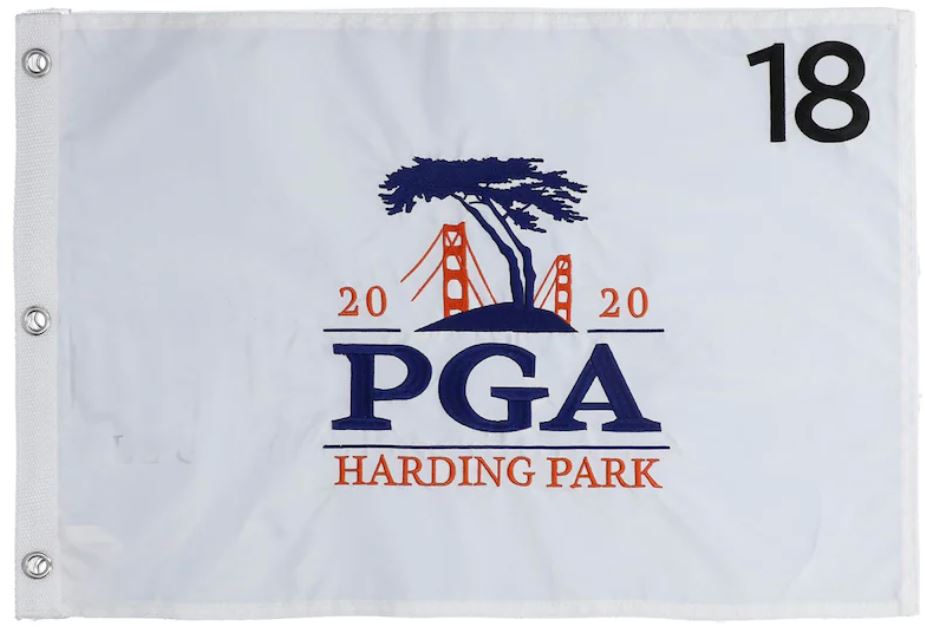 2020 PGA Championship Embroidered Pin Flag.JPG