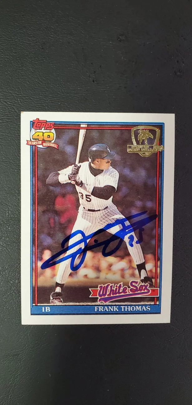 [Sportsgraphing.com] Frank "Big Hurt" Thomas Private Signing