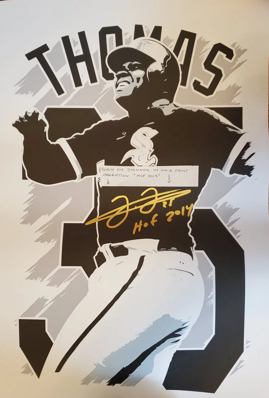 [Sportsgraphing.com] Frank "Big Hurt" Thomas Private Signing