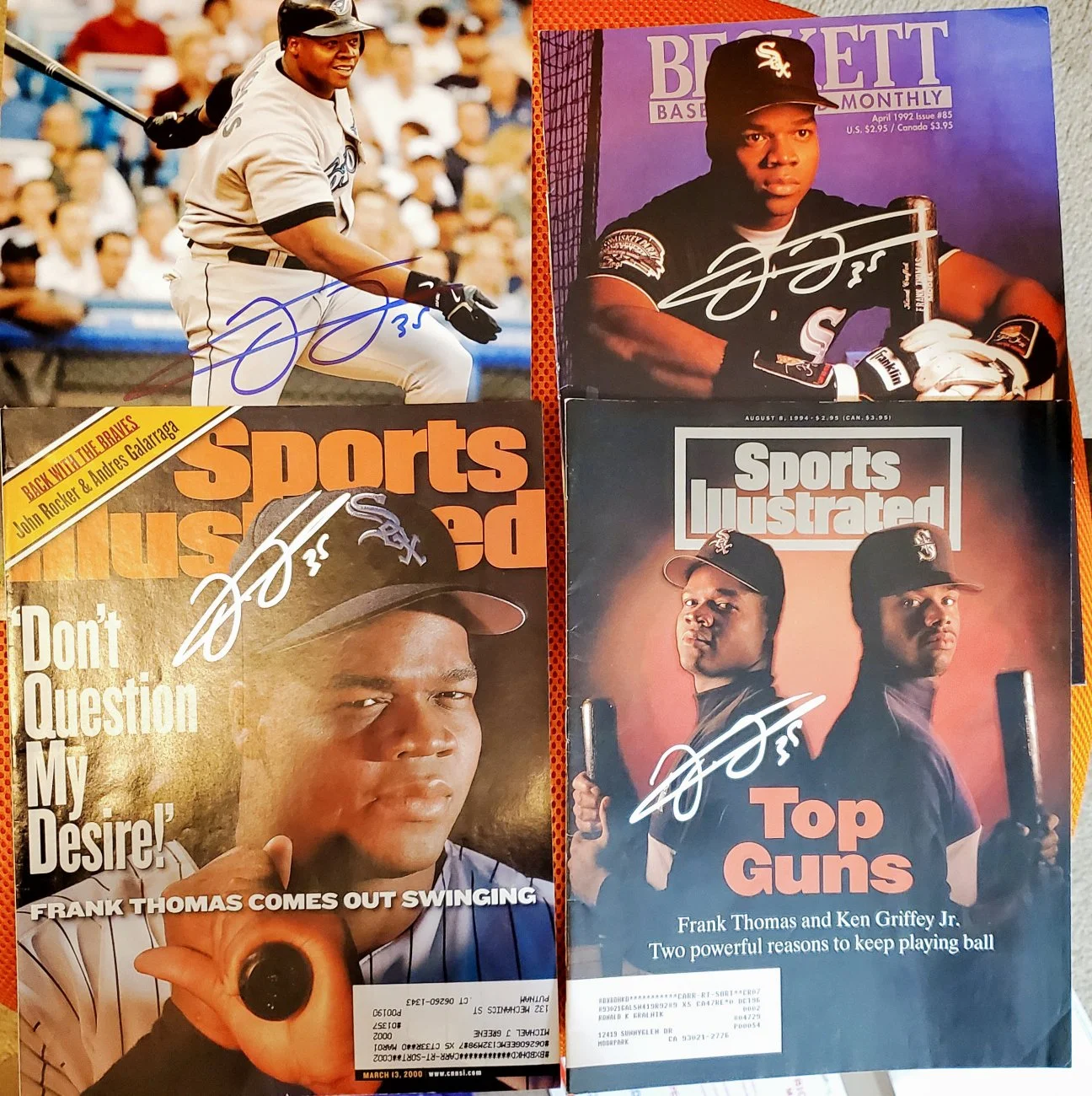 [Sportsgraphing.com] Frank "Big Hurt" Thomas Private Signing