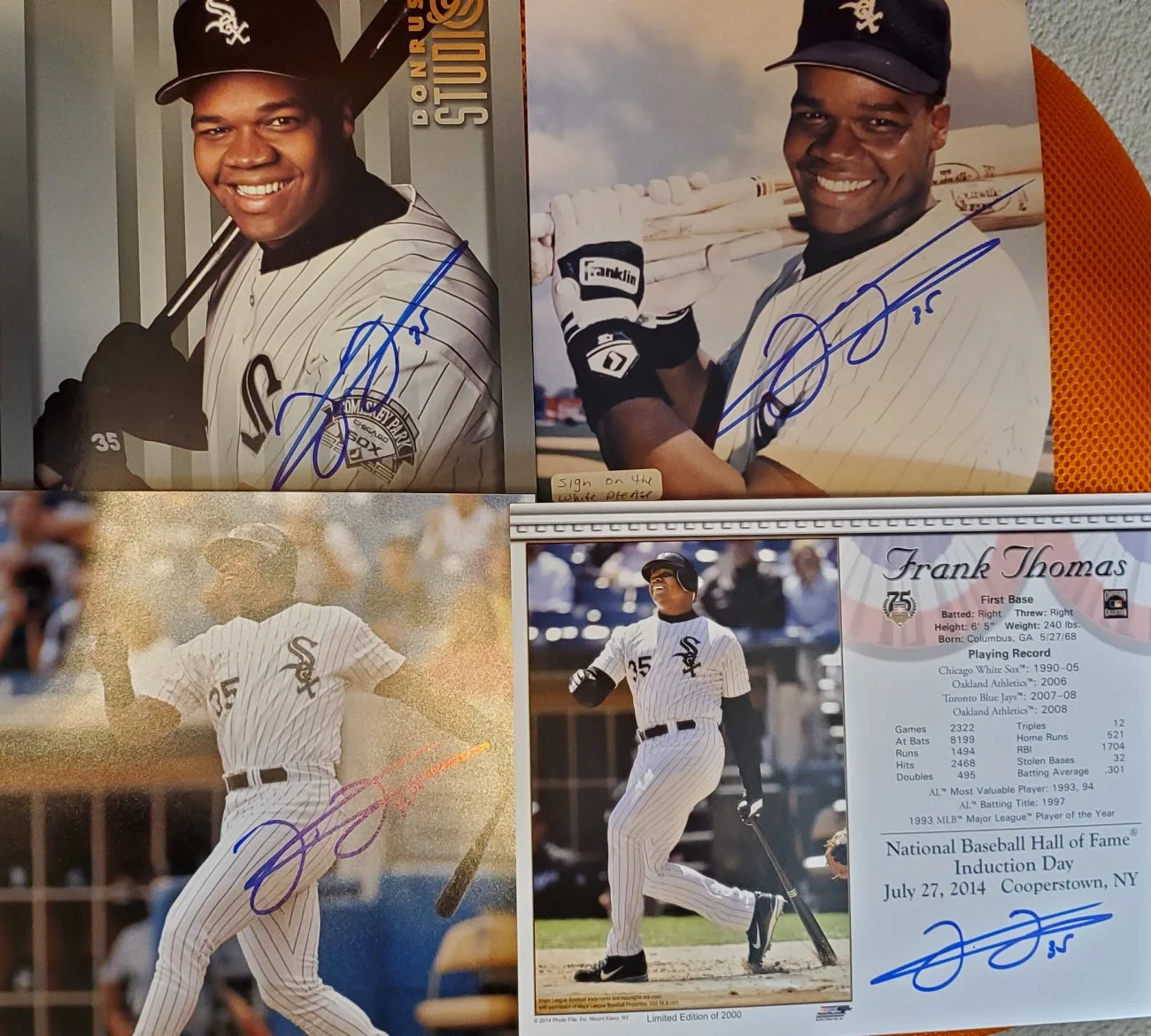 [Sportsgraphing.com] Frank "Big Hurt" Thomas Private Signing