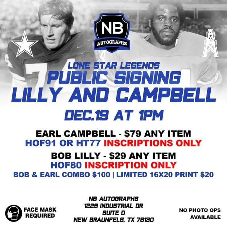 [Sportsgraphing.com] Bob Lilly and Earl Campbell