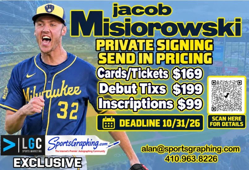Jacob Misiorowski Private Autograph Signing November 2026.webp