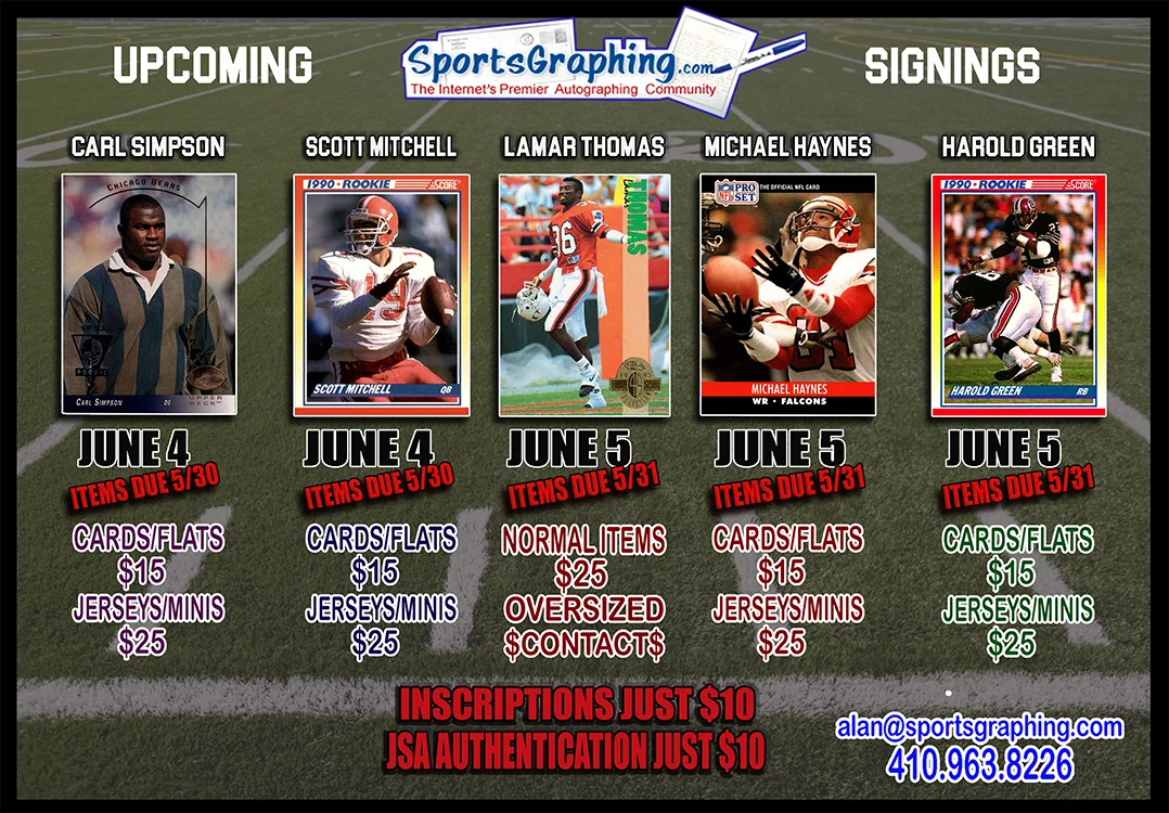[Sportsgraphing.com] Former Atlanta Falcon WR Michael Haynes Private Signing June 5th, 2022
