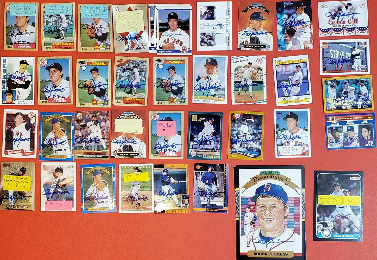 [Sportsgraphing.com] Roger "The Rocket" Clemens Card ONLY Signing