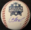 Christian Moore Autographed 2024 College World Series Baseball Beckett Witnessed COA.jpg