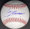 Christian Moore Autographed Rawlings OMLB Baseball Beckett Witnessed COA.jpg