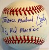 Terry Crowley Autographed OMLB Baseball Inscribed Big Red Machine.jpg