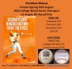 [Sportsgraphing.com] Christian Moore 2024 College World Series Champion Private Signing August 28th, 2024